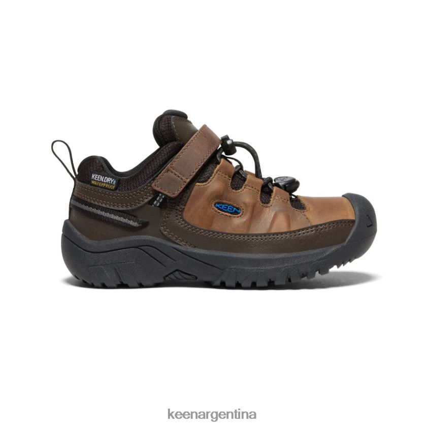 grano de café/bisonte calzado KEEN zapato impermeable targhee T0822B911 pequeños niños