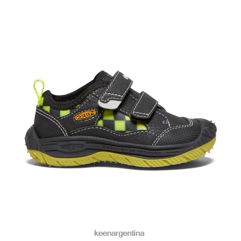 negro/multicolor calzado KEEN sabueso de velocidad T0822B921 niños pequeños