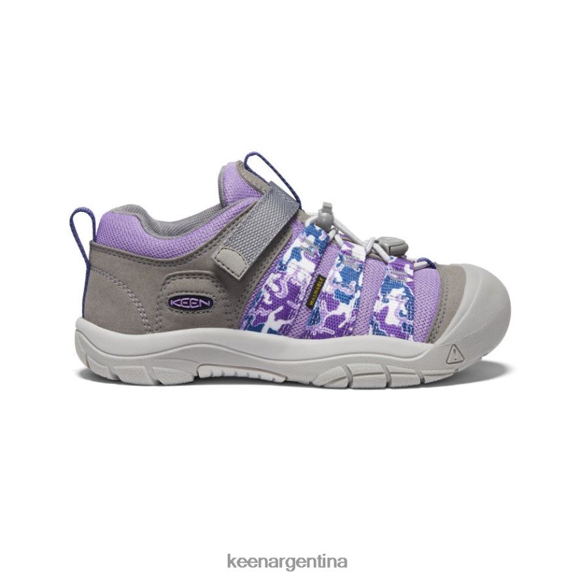 violeta tiza/lluvia calzado KEEN newport h2sho T0822B952 niños grandes
